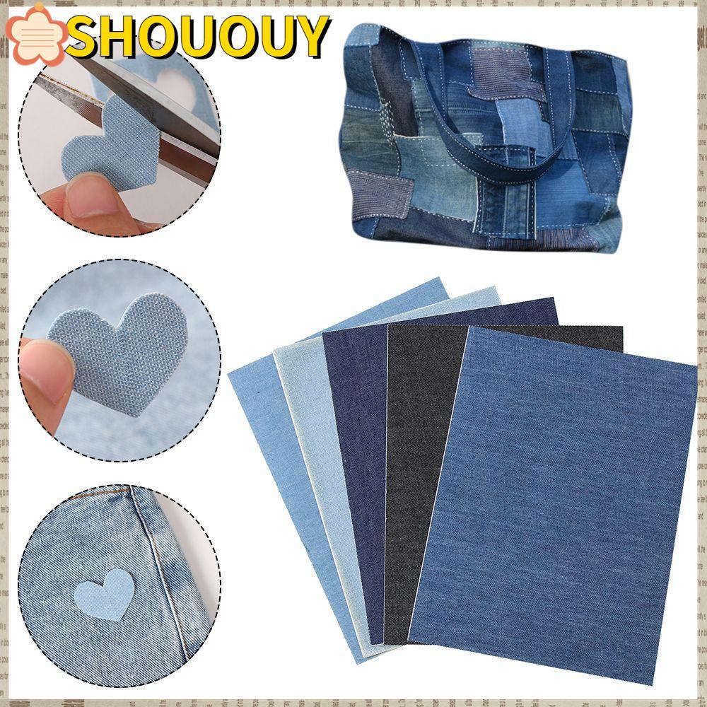 SHOUUY แพทช์ตกแต่งยีนส์ ติดด้วยตัวเองไม่ต้องเย็บ เหล็กบน applique สำหรับเสื้อผ้า