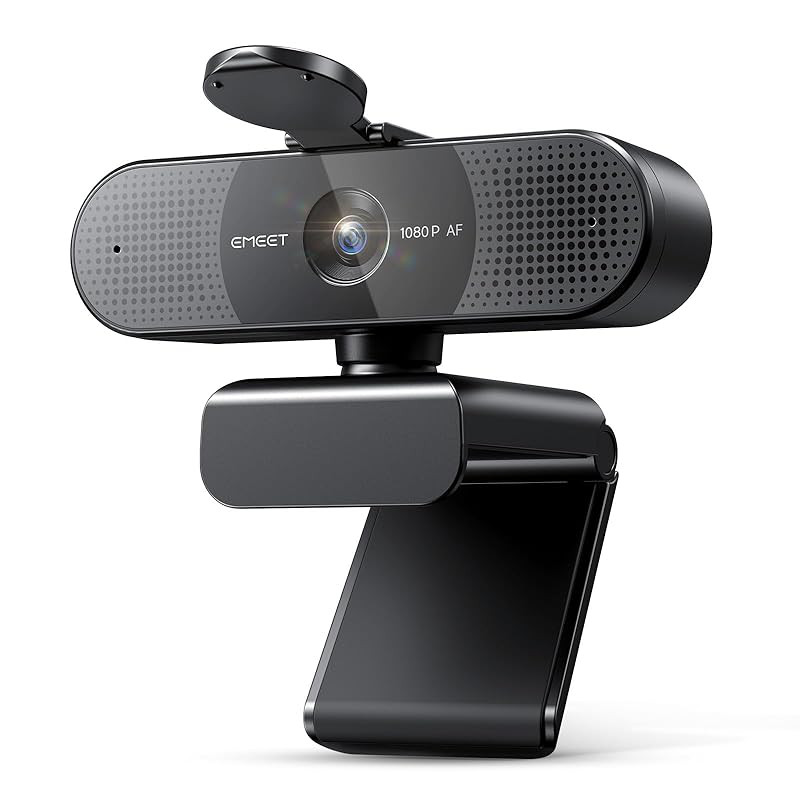 EMEET Universal HD Web Camera Series: High-Definition 1080P, Autofocus, Dual Microphone, Wide Angle,