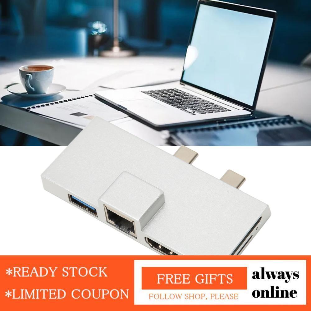 Alwaysonline Alwaysonline Fydun USB C Expansion Hub Professional 7 พอร์ต Plug and Play 5Gbps Data Tr