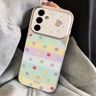 เคสซัมซุง For Samsung A57 A37 A27 A17 A07 A56 A55 A54 A35 A26 A05S 5G S26 S25 S24 S23 Ultra FE เคสนิ่มลายหนังแกะ สีพื้น