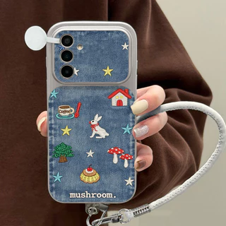 เคสซัมซุง For Samsung A57 A37 A27 A17 A07 A56 A55 A54 A15 A16 A05S S26 S25 S24 S23 Ultra FE เคสนิ่มลายหนังแกะ สีพื้น