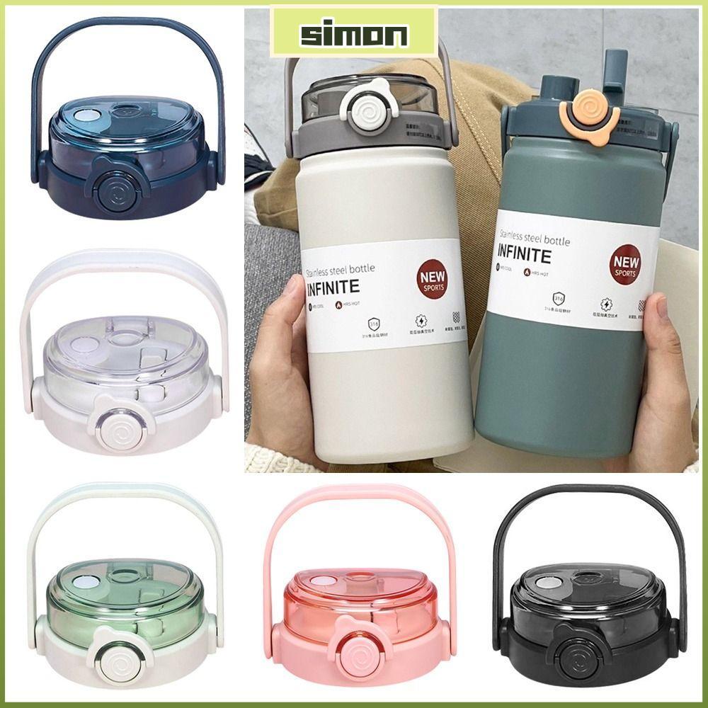 SIMONTH 1 ชิ้นฝาปิดขวด, อุปกรณ์เสริมขวด Tumbber ถ้วยหมวก, Universal Splash ป้องกันการรั่วไหลสําหรับ 1300 มล. ฝาถ้วย