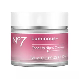 No7 Luminous+ Tone up Night Cream 50 ML. นัมเบอร์เซเว่น ลูมินัส พลัส โทน อัพ ไนท์ ครีม 50 มล.