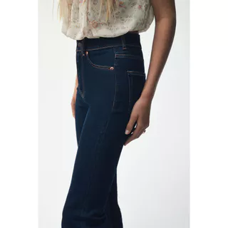 H&M(เอชแอนด์เอ็ม) กางเกงยีนส์ขาบานเอวสูง Women Flared High Jeans 1109636_22