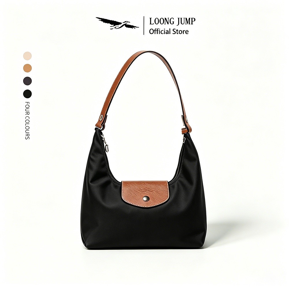 HOBO Bag LOONG JUMP Vogue Series กันน้ำ กระเป๋าสะพายไหล่ New War Horse Ladies ของขวัญ กระเป๋าถือ