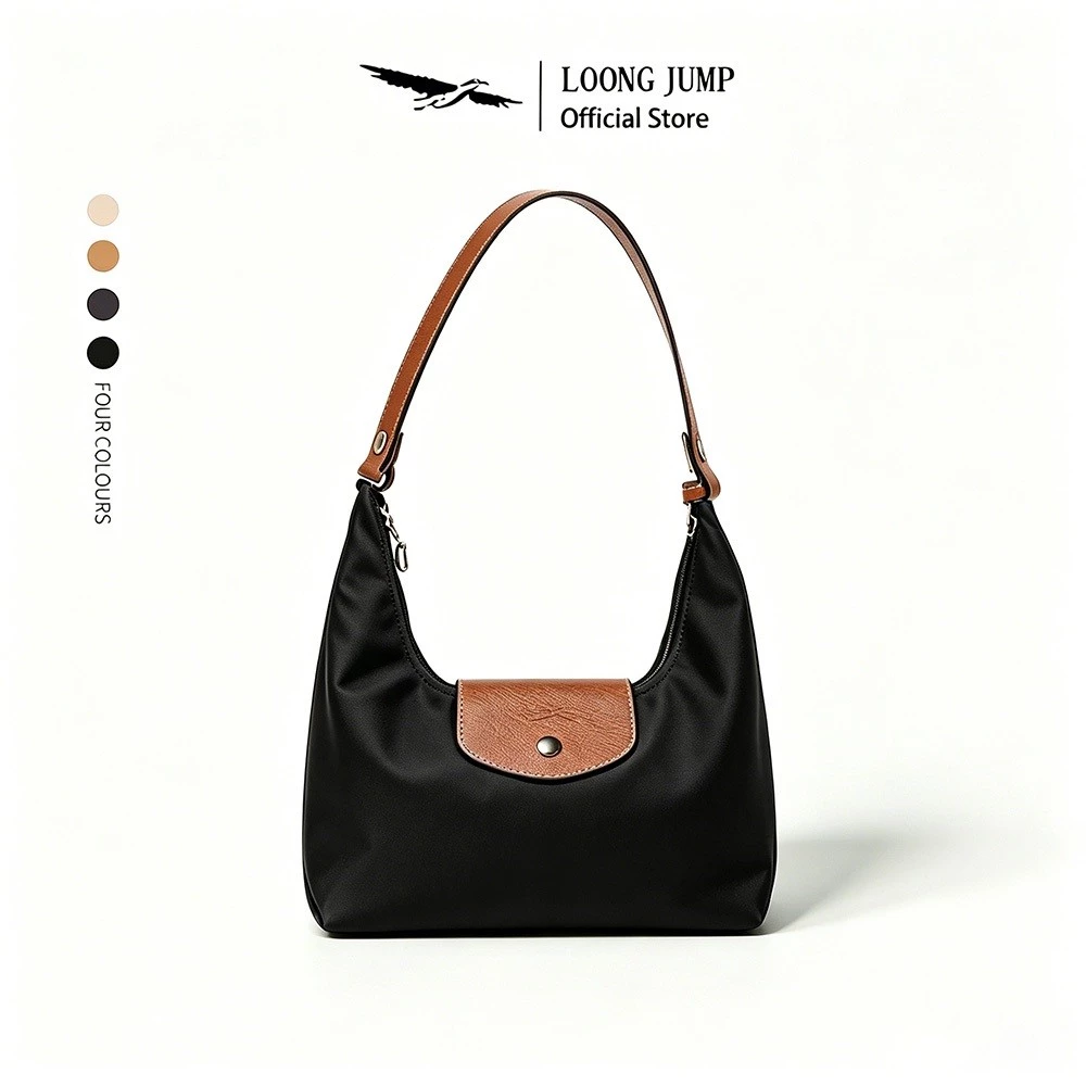 HOBO Bag LOONG JUMP Vogue Series กันน้ำ กระเป๋าสะพายไหล่ New War Horse Ladies ของขวัญ กระเป๋าถือ
