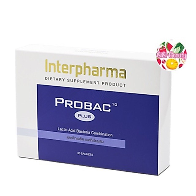 Probac 10 Plus โปรแบค เท็น พลัส 30 ซอง