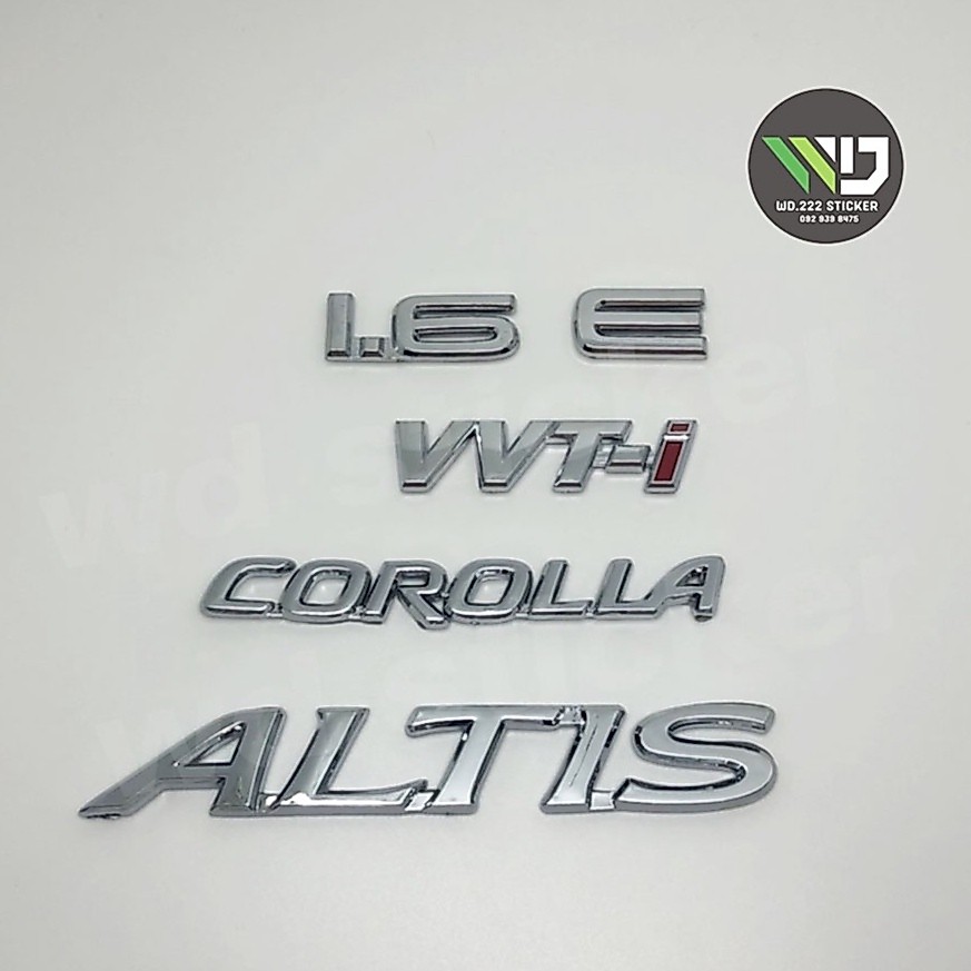 โลโก้ TOYOTA  COROLLA  ALTIS ปี 2002 - 2007  **ราคาต่อชิ้น**  **หากมีข้อสงสัยทักแชทก่อนสั่งซื้อสินค้า**
