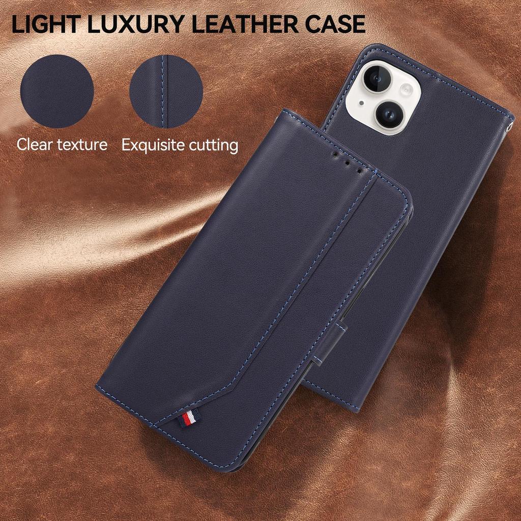 กันกระแทกหรูหราหนัง PU กระเป๋าสตางค์โทรศัพท์ Multi Card Slot ขาตั้งฝาครอบป้องกันสําหรับ Motorola Mot
