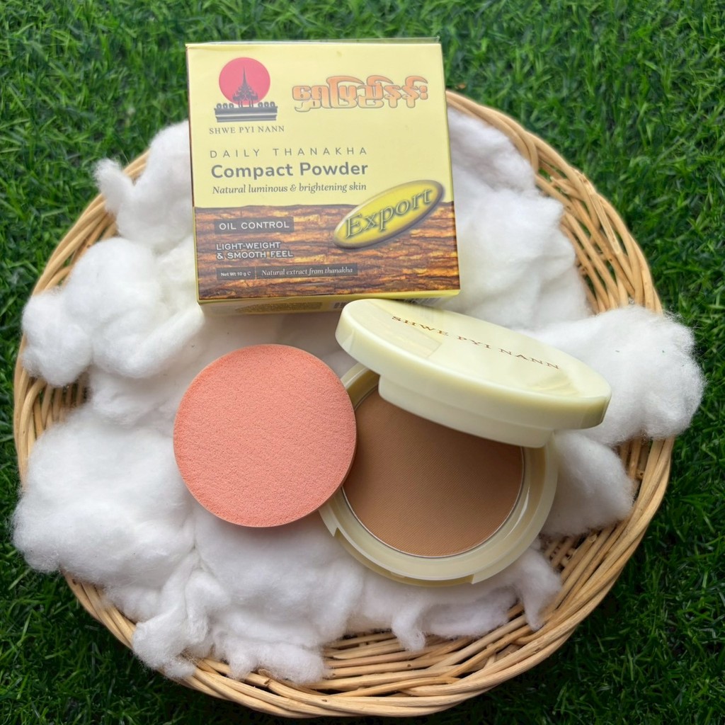 แป้งทาหน้า ทานาคา Daily Thanakha Comact Powder แป้งตลับ สูตรควบคุมความมัน Oil Control