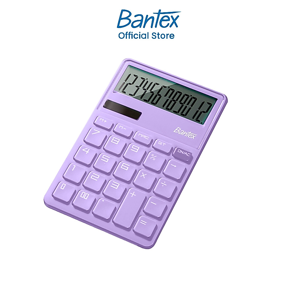 Bantex เครื่องคิดเลข เครื่องคำนวณ  ปุ่มใหญ่ น้ำหนักเบา ทนทาน 3สี อุปกรณ์สำนักงาน โรงเรียน Calculator