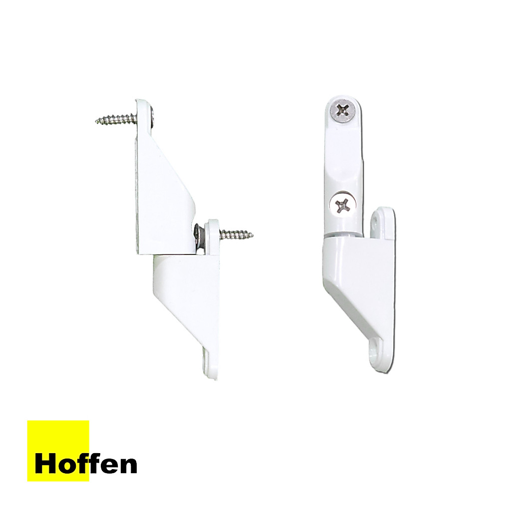 HOFFEN บานพับ สำหรับ มุ้ง หรือ หน้าต่าง บางเปิด ตัวผู้ตัวเมีย PVC (จัดส่งเร็วมีปลายทาง)