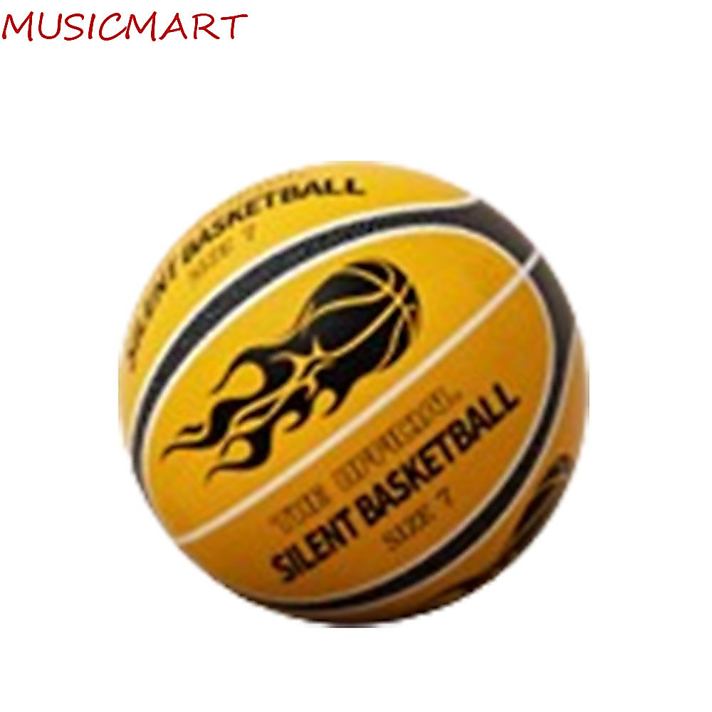 MUSICMART Silent Bouncing Basketball, 21 ซม./24 ซม. Low Decibel Indoor Training ลูกบอลเงียบ, โฟมความหนาแน่นสูง ลูกบอลฝึกยางยืดนุ่ม การฝึกบาส