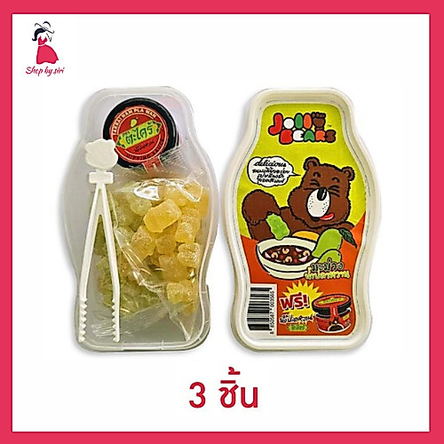 จอลลี่แบร์ เยลลี่กลิ่นมะม่วงน้ำปลาหวาน 120 กรัม (แพ็ก 3 ชิ้น)