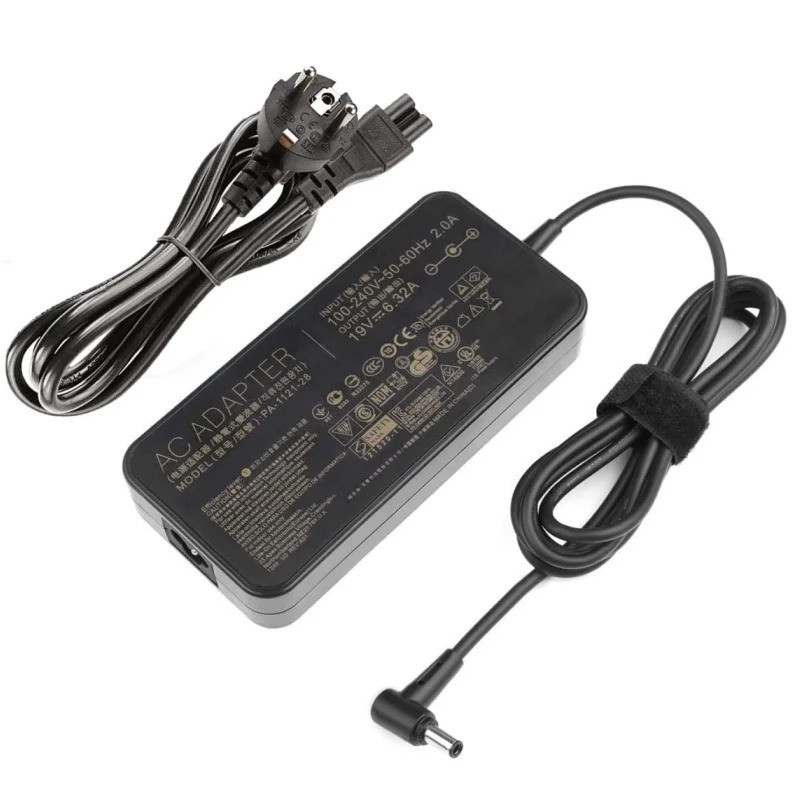 19V 6.32A 120W อะแดปเตอร์แล็ปท็อป A15-120P1A PA-1121-28 AC Power Charger สําหรับ Asus FX50J A550 N56