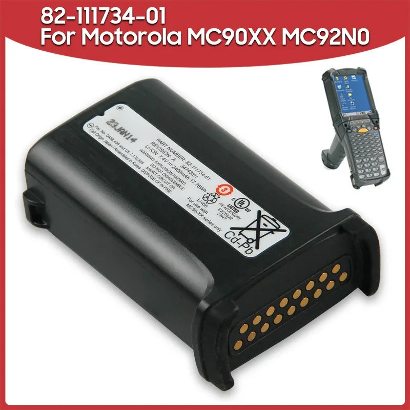 เปลี่ยนแบตเตอรี่ 82-111734-01 สําหรับ Motorola MC90XX MC92N0 MC90 MC9190 คอมพิวเตอร์มือถือ