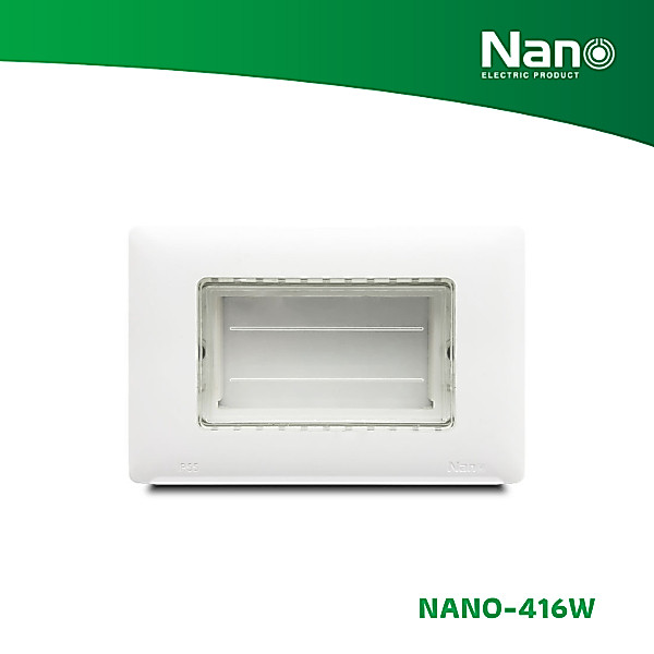 NANO ฝาปิดกันน้ำ มีพลาสติกใสแบบนิ่ม Classic Series (1 ชิ้น/กล่อง) รุ่น NANO-416