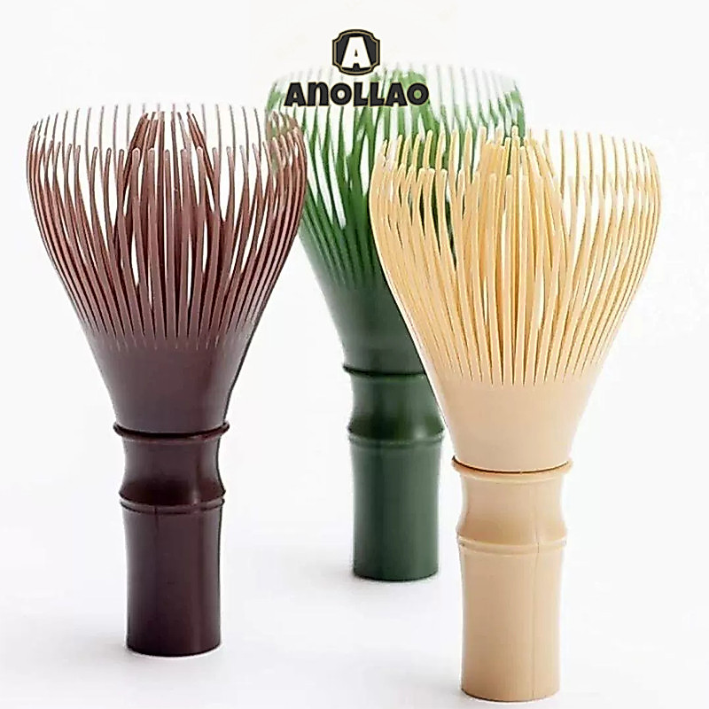 💛แปรงชงชาเรซิ่น แปรงเรซิ่น Matcha Whisk Chasen สำหรับผงชาเขียวมัทฉะ ที่ปัดแป้งแบบใช้ซ้ำ💛