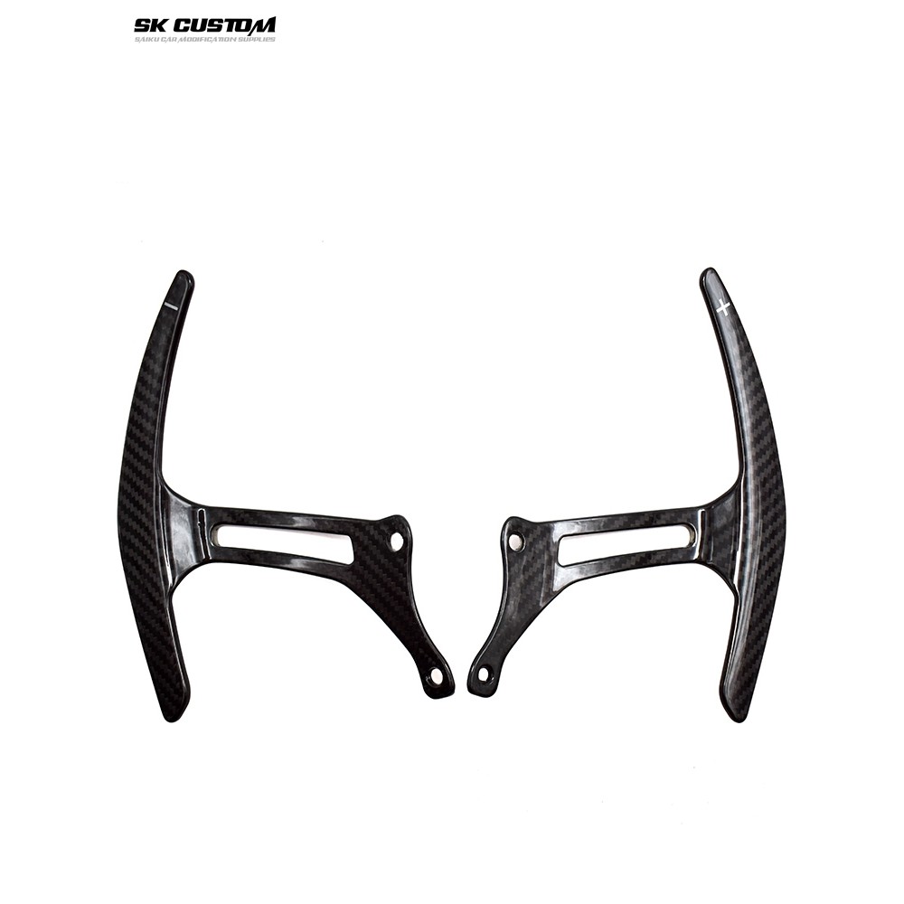 เหมาะสําหรับ Ferrari Ferrari 458ITALIA SPIDER พวงมาลัยแห้งคาร์บอนไฟเบอร์ Shift Paddle การปรับเปลี่ยน