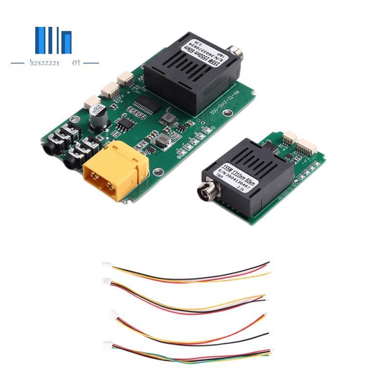 60KM TTL Optical Transceiver Module TX/RX Kit อุปกรณ์เทอร์มินัลแสงพอร์ตไฟเบอร์ FC Drone-เฉพาะ