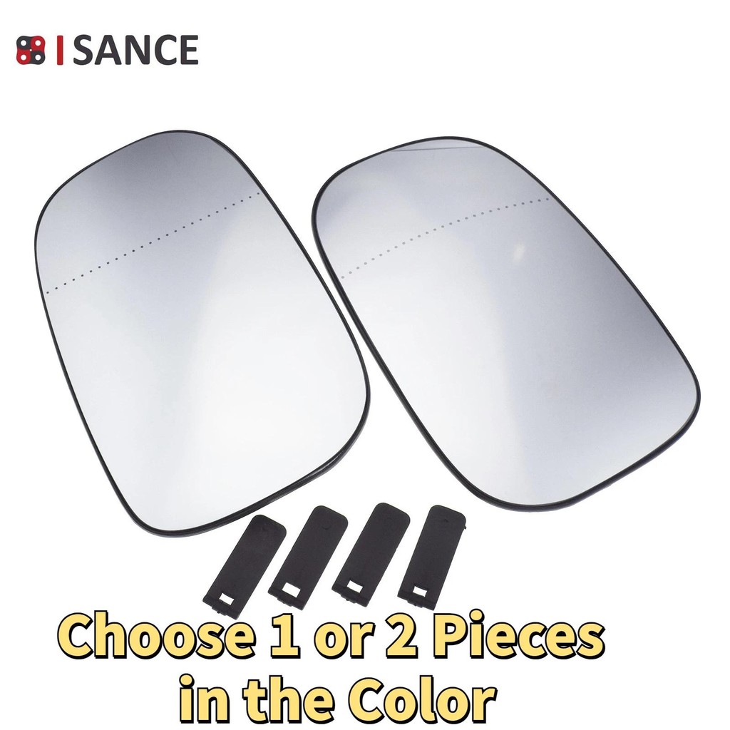 1/2 ชิ้นอุ่นซ้ายและขวากระจกมองหลังกระจก w/แผ่นหลังสําหรับ Volvo C30 C70 V50 V70 S40 S60 S80 30762571