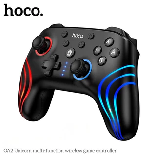 HOCO GA2 จอยเกมไร้สาย รองรับ PC / Nintendo Switch 1-2 ระบบสั่น Turbo Mode Wireless Game controller hc6