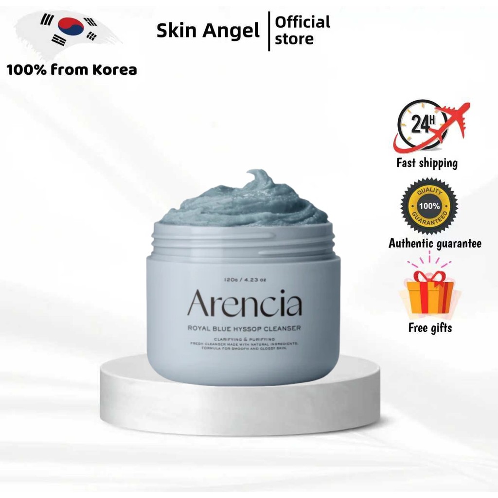 [Arencia] Fresh Blue Hyssop Rice Mochi Cleanser 120g