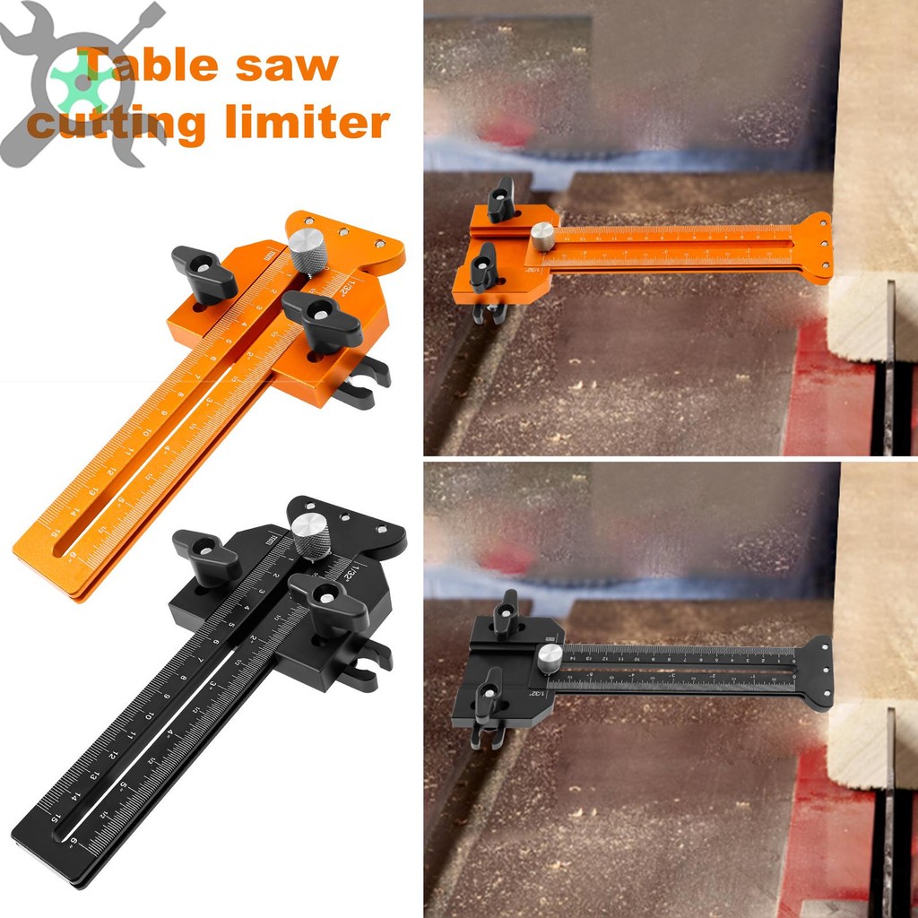 บาง Rip ตารางเลื่อย Jig 3 รอก Thin Rip Jig เหมาะสําหรับ 3/8 "x3/4 "U Slot และ 1/4 "x3/8" T Slot SHOP