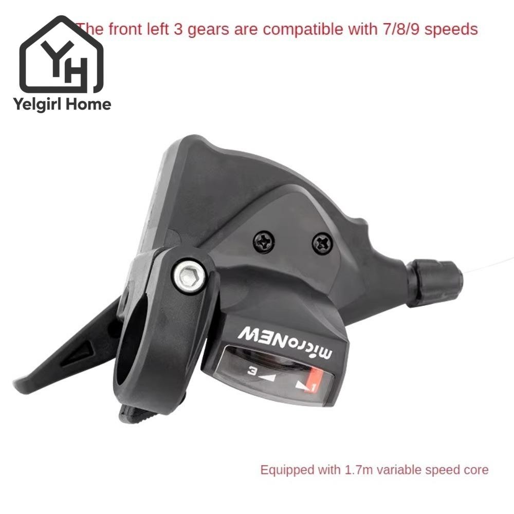 Yelgirlb Mountain Bike Shifter, 7/8/9/10/11Speed Universal จักรยาน Levers Shifter, ทนทานซ้ายขวา Thum