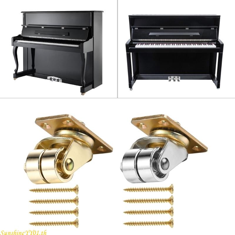 SUN Piano Double Wheel Upright Piano Casters Castor Wheels Trundle Caster Wheel
