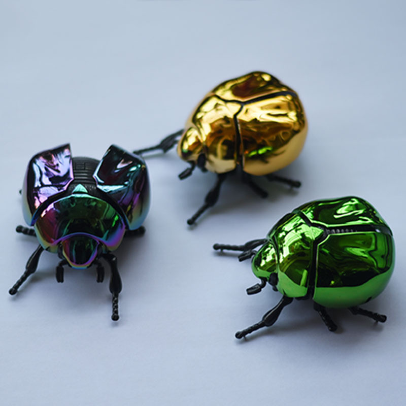 [การบีบอัดเครื่องมือที่มีประโยชน์] Clockwork Beetle ของเล่นจําลองสัตว์แมลงรุ่นไม่มีแบตเตอรี่ที่จําเป็น Mechanical ของเล่นเด็กผู้ใหญ่ Decompression Handy เครื่องมือ