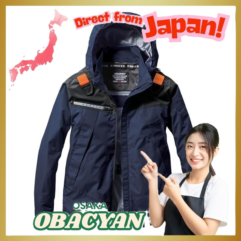 Burtle Aircraft Hoodie Long Sleeve Jacket (Fanless) AC1191,Direct from Japan

