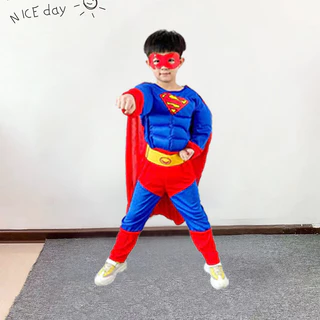 เครื่องแต่งกาย Halloween Avengers สำหรับเด็ก พร้อมเสื้อผ้าของตัวละครยอดนิยม