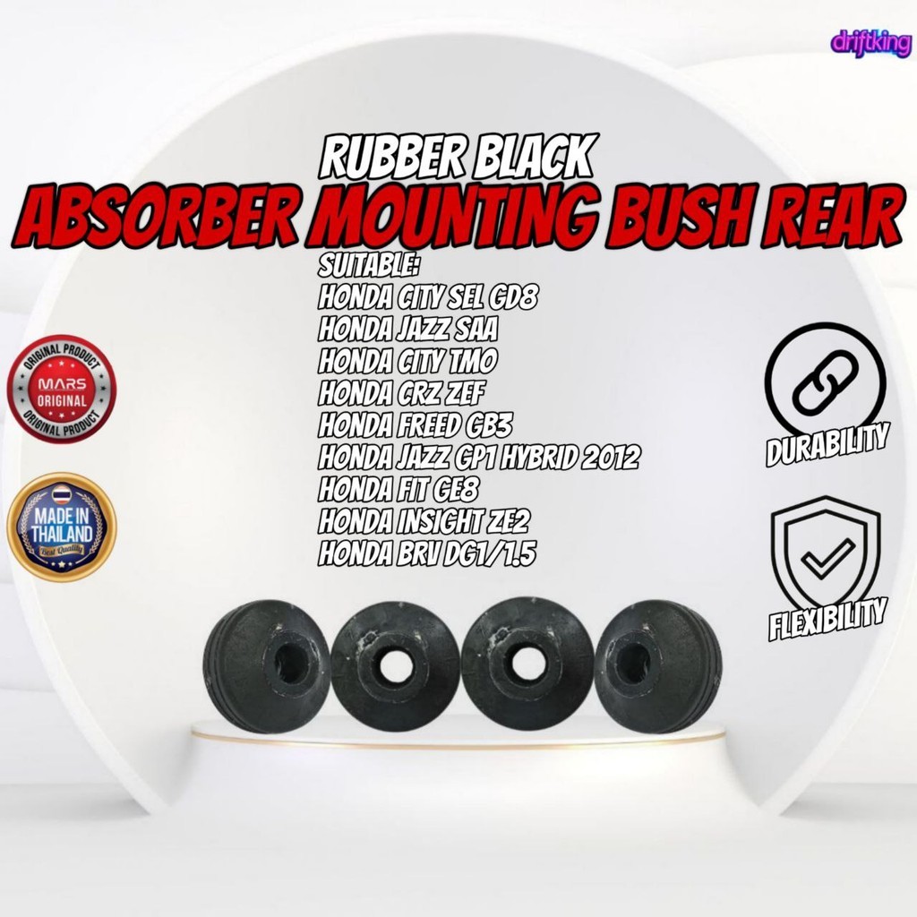 ABSORBER MOUNTING BUSH REAR / BELAKANG - HONDA BRV (2016-2025)