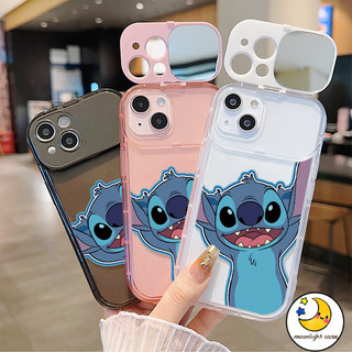 🎀จัดส่งในพื้นที่🎀 เคสกระจกแต่งหน้า ตุ๊กตา การ์ตูนอนิเมชั่น น่ารัก สําหรับIPhone 16 15 14 13 11 7 8plus Pro Promax XR XS