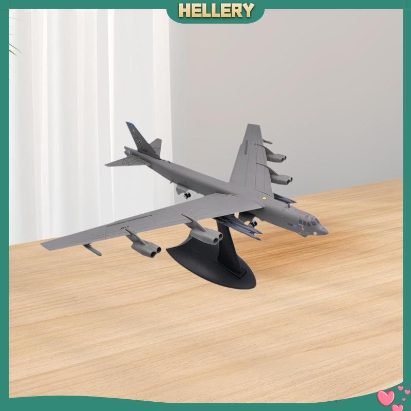 [HelleryTH] 1/200 Scale B52 Fighter Model โมเดลเครื่องบินDiecastสําหรับชั้นวางหนังสือสํานักงาน
