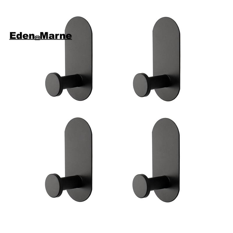 [Eden_Marner]ผ้าเช็ดตัว/ตะขอกาวสําหรับงานหนัก 4 แพ็คสําหรับห้องน้ําห้องครัวและสํานักงาน