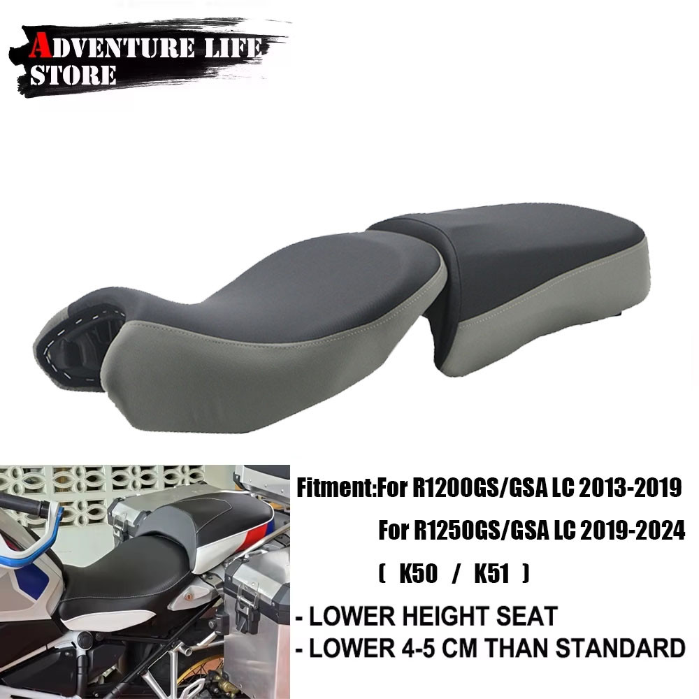 Gผู้โดยสารรถจักรยานยนต์อานฝาครอบที่นั่ง Lower Seat Pillion เบาะสําหรับ BMW R1250GS LC R1200 GS ผจญภั