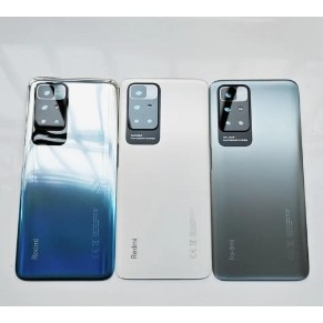 พร้อมเลนส์สําหรับ เรดมี่ 10 5ก กระจกด้านหลังฝาครอบด้านหลังแบตเตอรี่ประตูกรณีเปลี่ยน