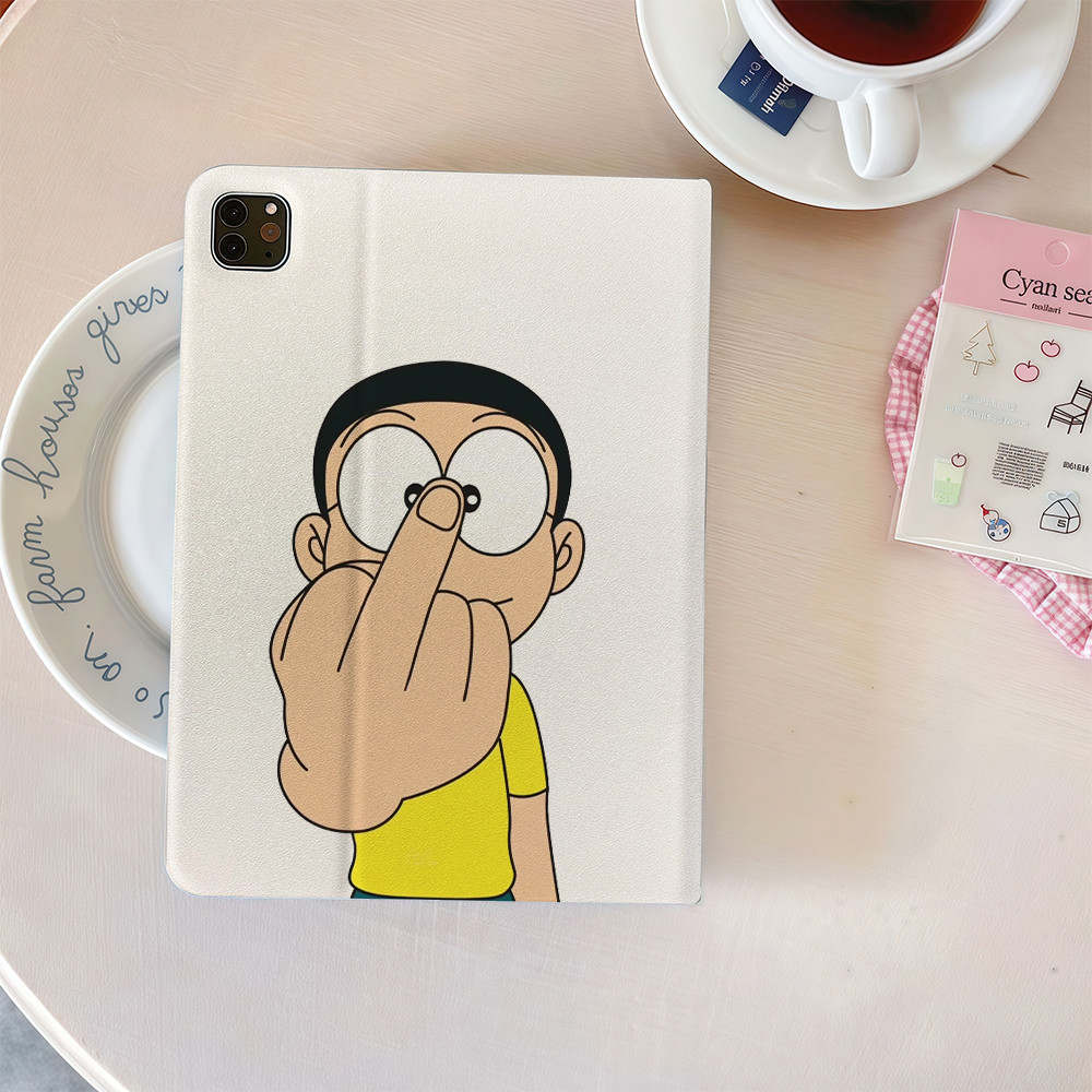 COD เคสiPad Air7/6 Pro13 2024 ท่าทางตลกๆ Gen11 Gen9 เคสไอแพด Air5 mini7 พร้อมถาดใส่ปากกา IPad case ราคา ถูกที่สุด ดีลบีเคเค แกลเลอรีภาพที่ 2