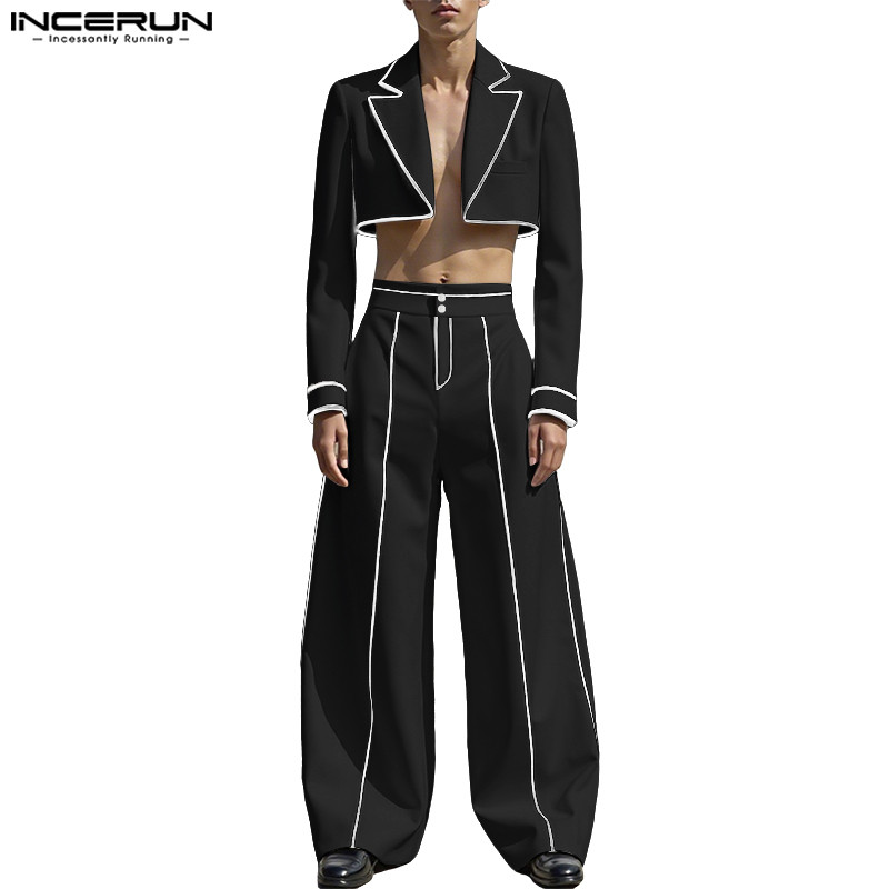 ชุดสองชิ้นสีตัดกันสำหรับผู้ชาย