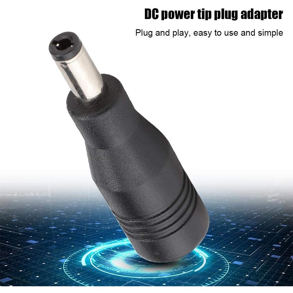 ASHATA 5 ชิ้นแล็ปท็อป DC Power Plug อะแดปเตอร์, หญิง 7.4 มม.x0.6 มม.ถึง 5.5 มม.x2.5 มม.ซ็อกเก็ต DC เ