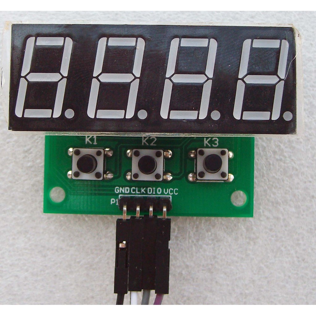 โมดูลแสดงหลอดดิจิตอลสี่มิติ TM1650 โมดูลแสดงหลอดดิจิตอลปุ่มสแกนโมดูล 4 สายไดร์เวอร์