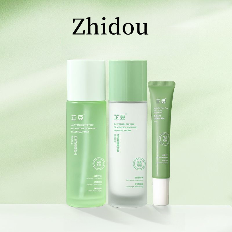 Zhidou Tea Tree Oil Control Lotion Moisturizing Persistent Oil Control Balance ลด Redness Lotion ผ่อ
