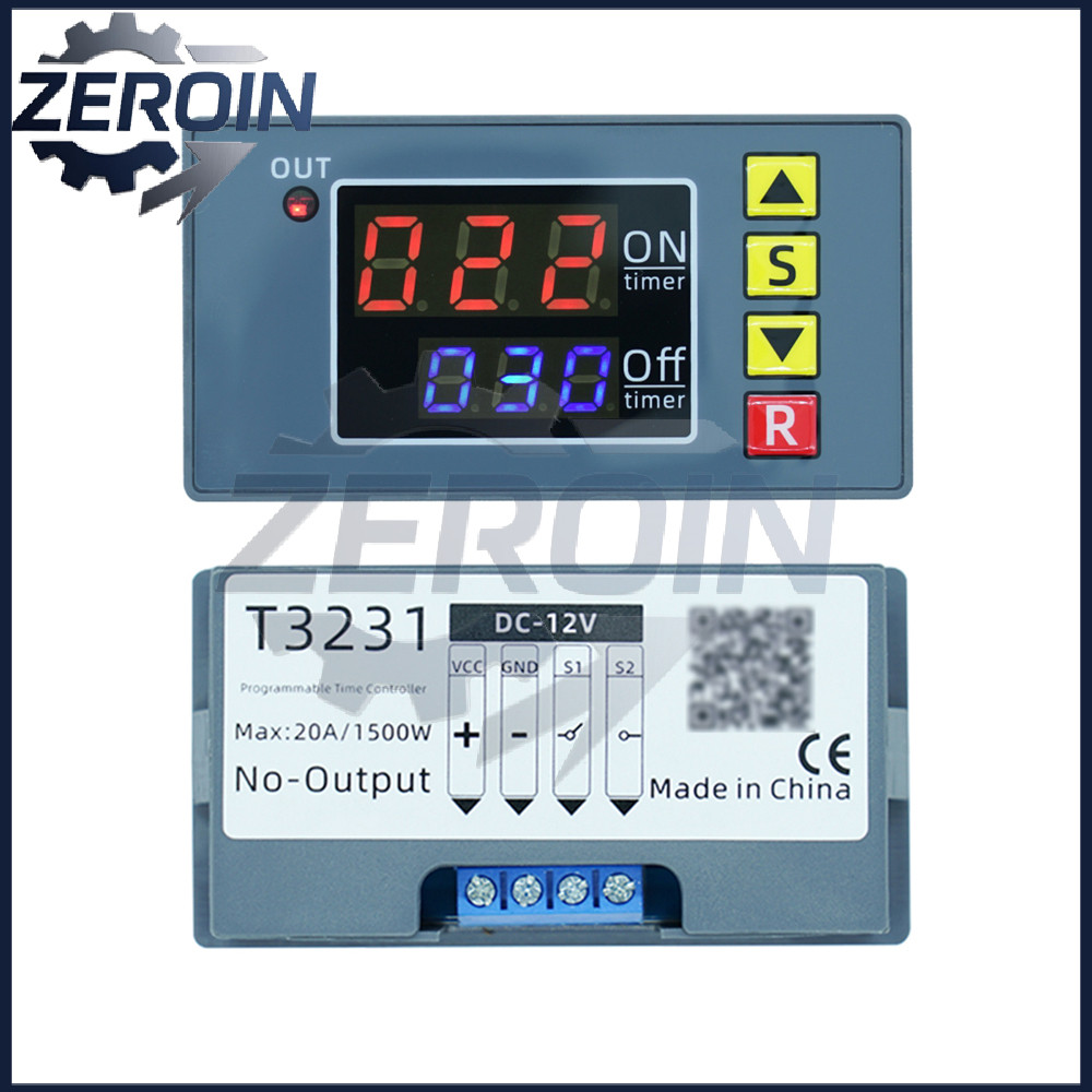 T3231 DC12V/DC24V/AC110-220V รีเลย์หน่วงเวลาไทม์มิ่งพร้อมที่อยู่อาศัย