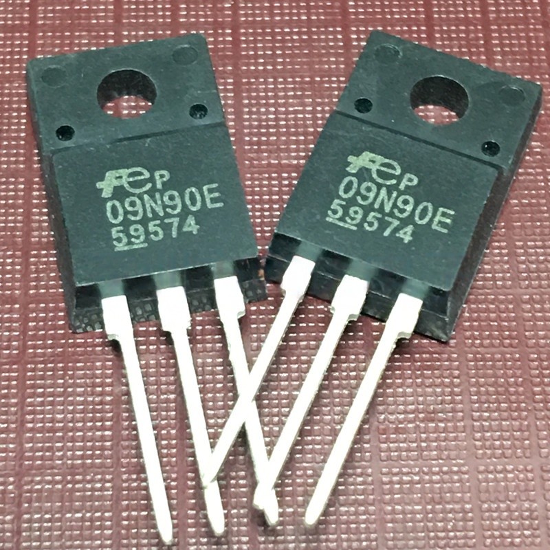 ((1 ชิ้น) ชิ้นส่วนอิเล็กทรอนิกส์ 09N90E FMV09N90E พร้อมสต็อก TO-220F MOS Field Effect Tube