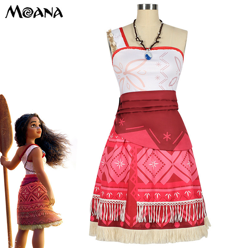 Moana Cos เสื้อผ้า Moana ชุดคอสเพลย์สําหรับภาพยนตร์เดียวกันชุดคอสเพลย์