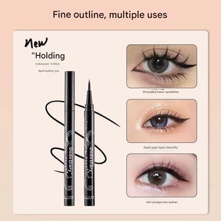 [COD] อายไลเนอร์ติดทนนานสีดํากันน้ํา Highly Pigmented Eye แต่งหน้าอายไลเนอร์ Quick-Dry No-Smudge สีสัน Liquid แสตมป์ปากกา Eye Line เครื่องสําอางแต่งหน้าดินสอ