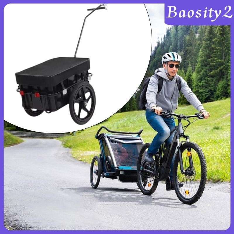 [Baosity2] Bike Cargo Trailer Towable Bike Trailer สะดวกร้านขายของชํารถเข็นที่ถอดออกได้