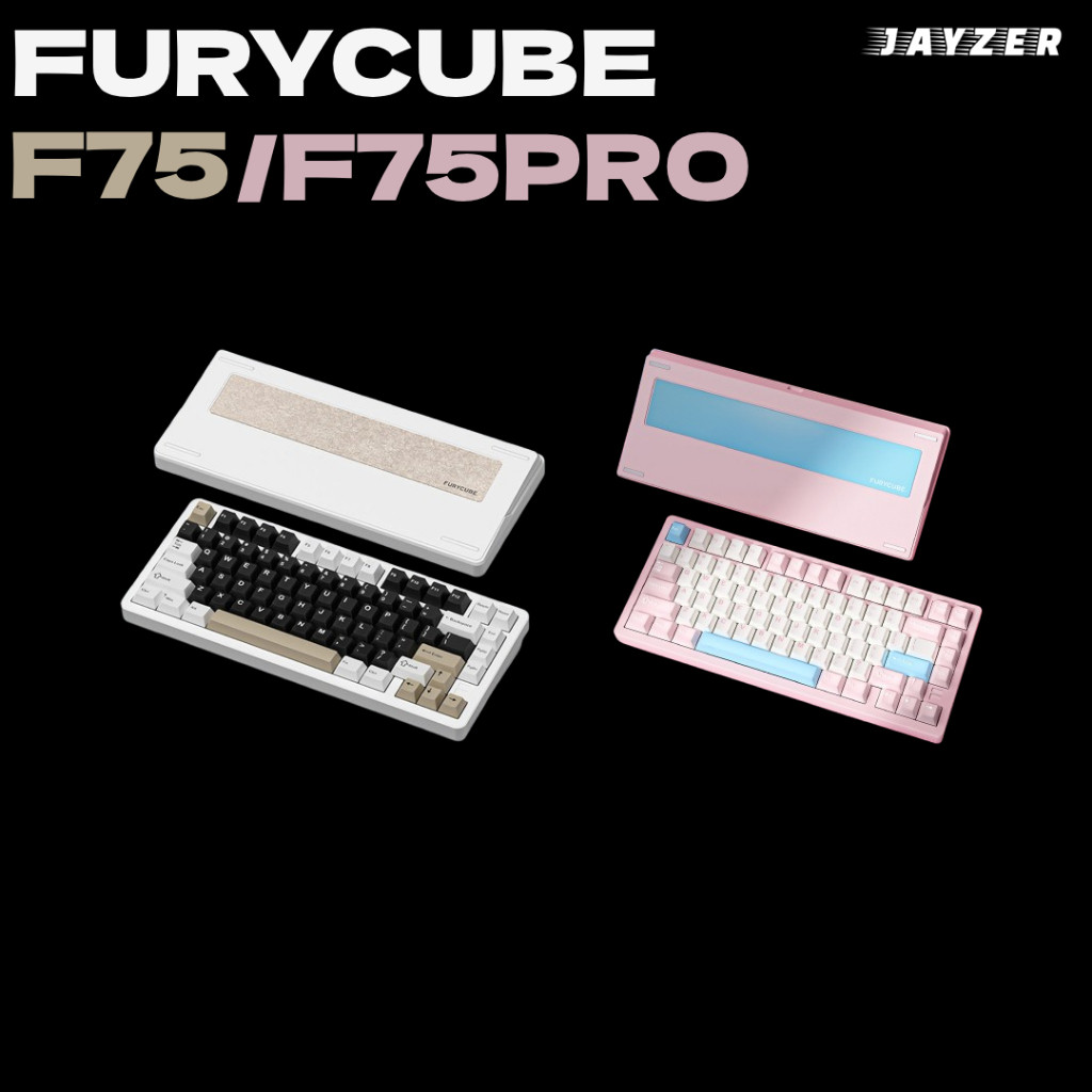SG FURYCUBE F75 / F75 PRO คีย์บอร์ดแบบกลไกโครงสร้างปะเก็นอลูมิเนียมที่กําหนดเองผลิตภัณฑ์สําเร็จรูป R